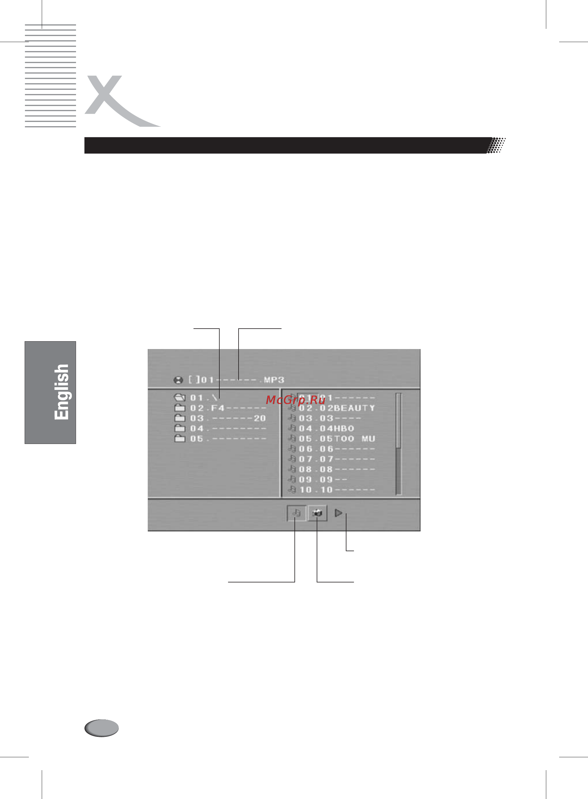 Xoro HSD 2100 [72/94] Chapter 3 playing wma mp3 and jpeg discs