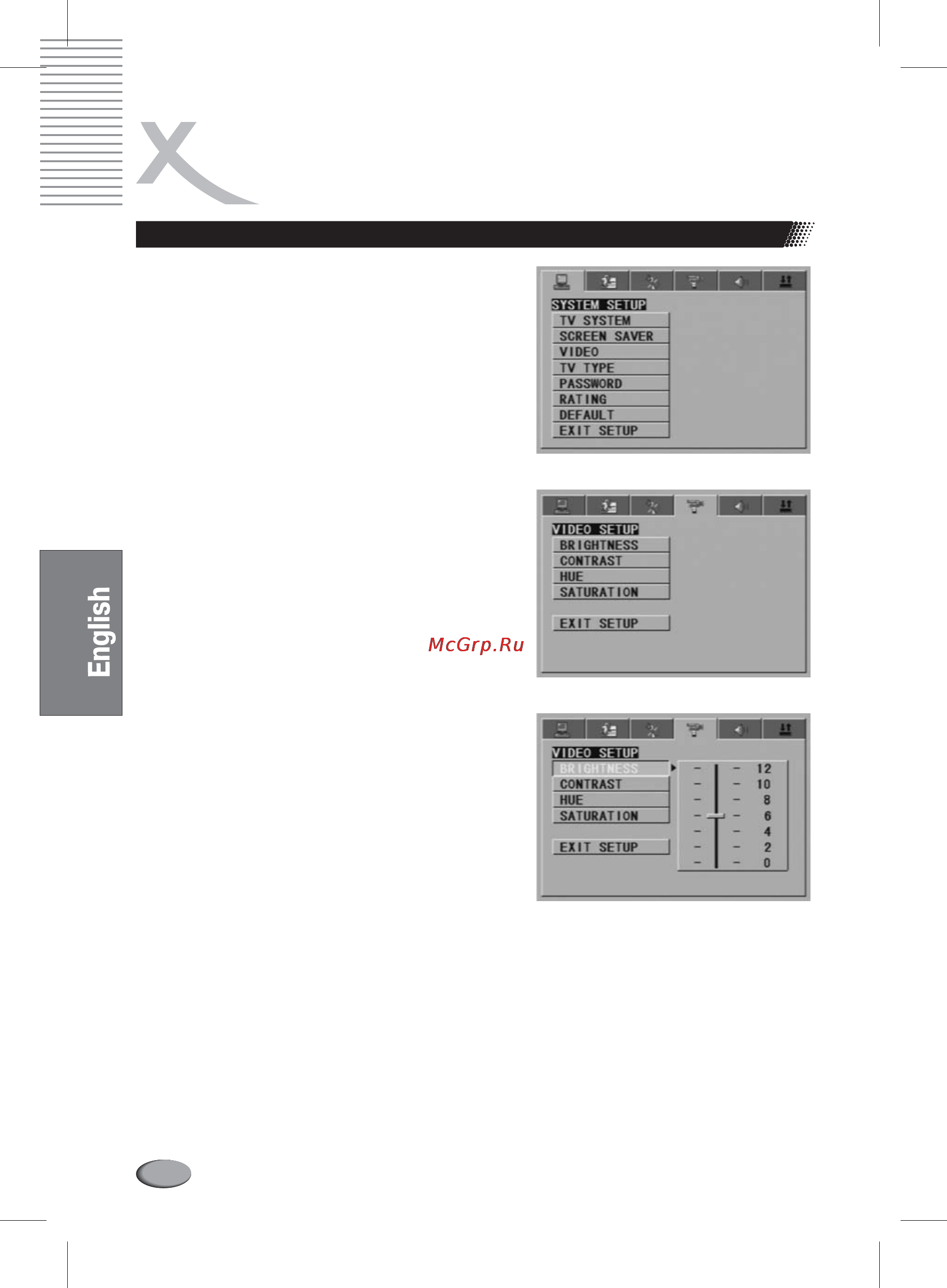 Xoro HSD 2100 [74/94] Chapter 4 the setup menu system