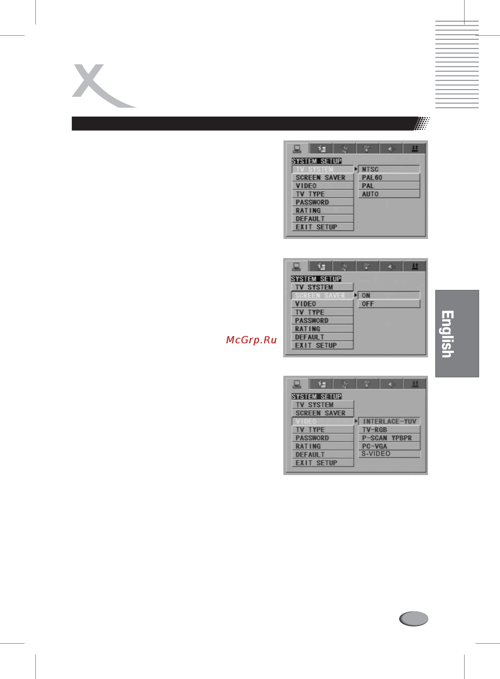 Xoro HSD 2100 [75/94] Chapter 4 the setup menu system