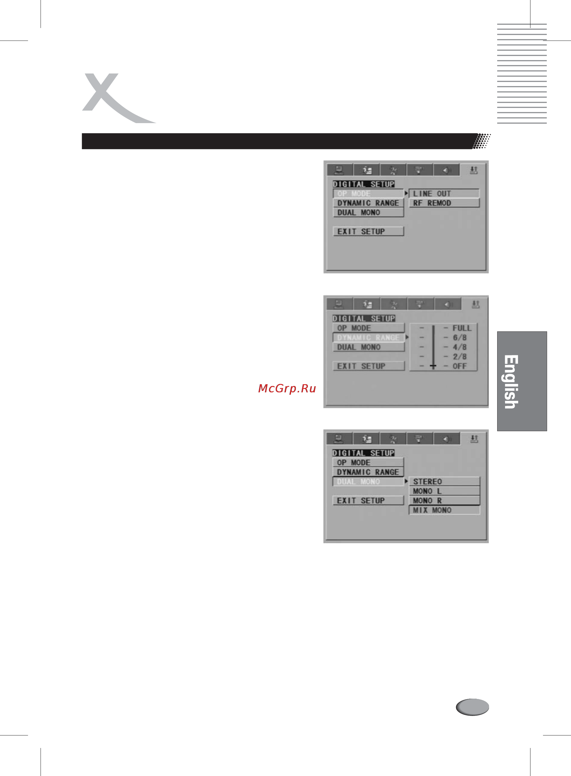 Xoro HSD 2100 [83/94] Chapter 4 the setup menu system