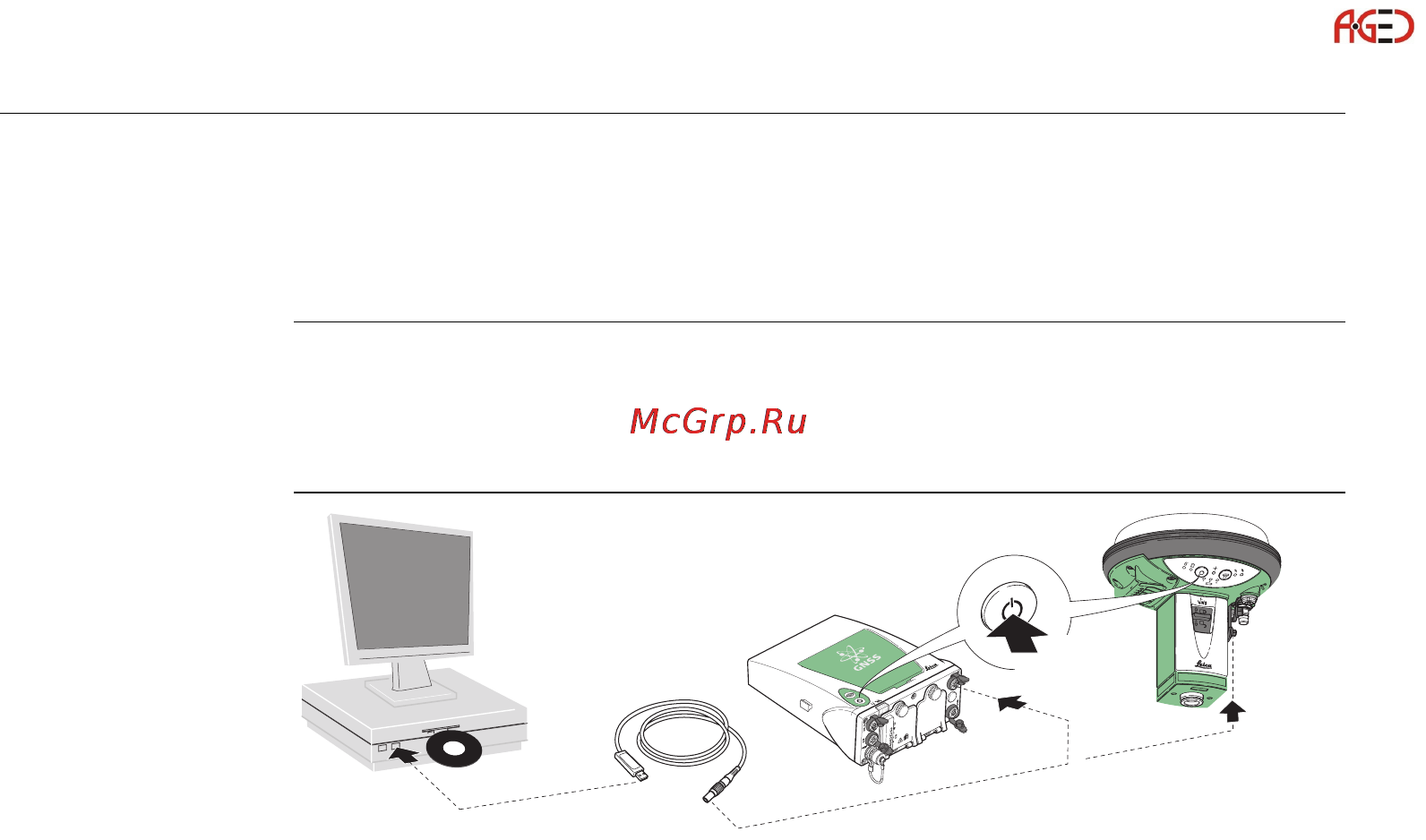Leica GS15 [28/148] Подключение к персональному компьютеру