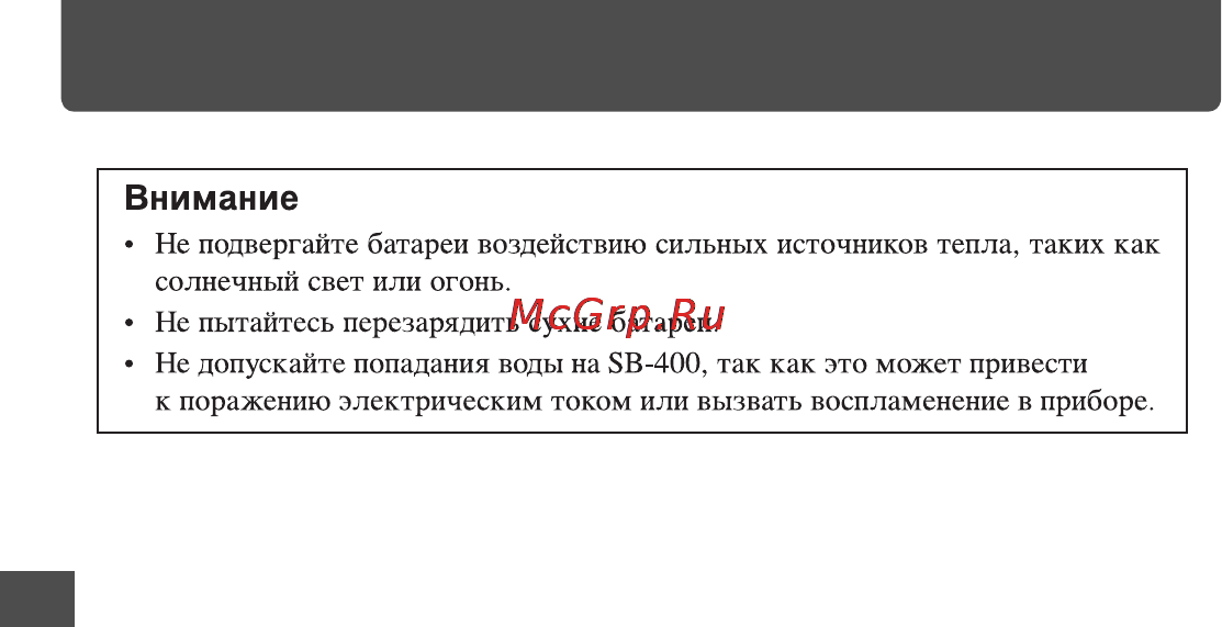Nikon Speedlite SB-400 Инструкция по эксплуатации онлайн [121/218] 28157