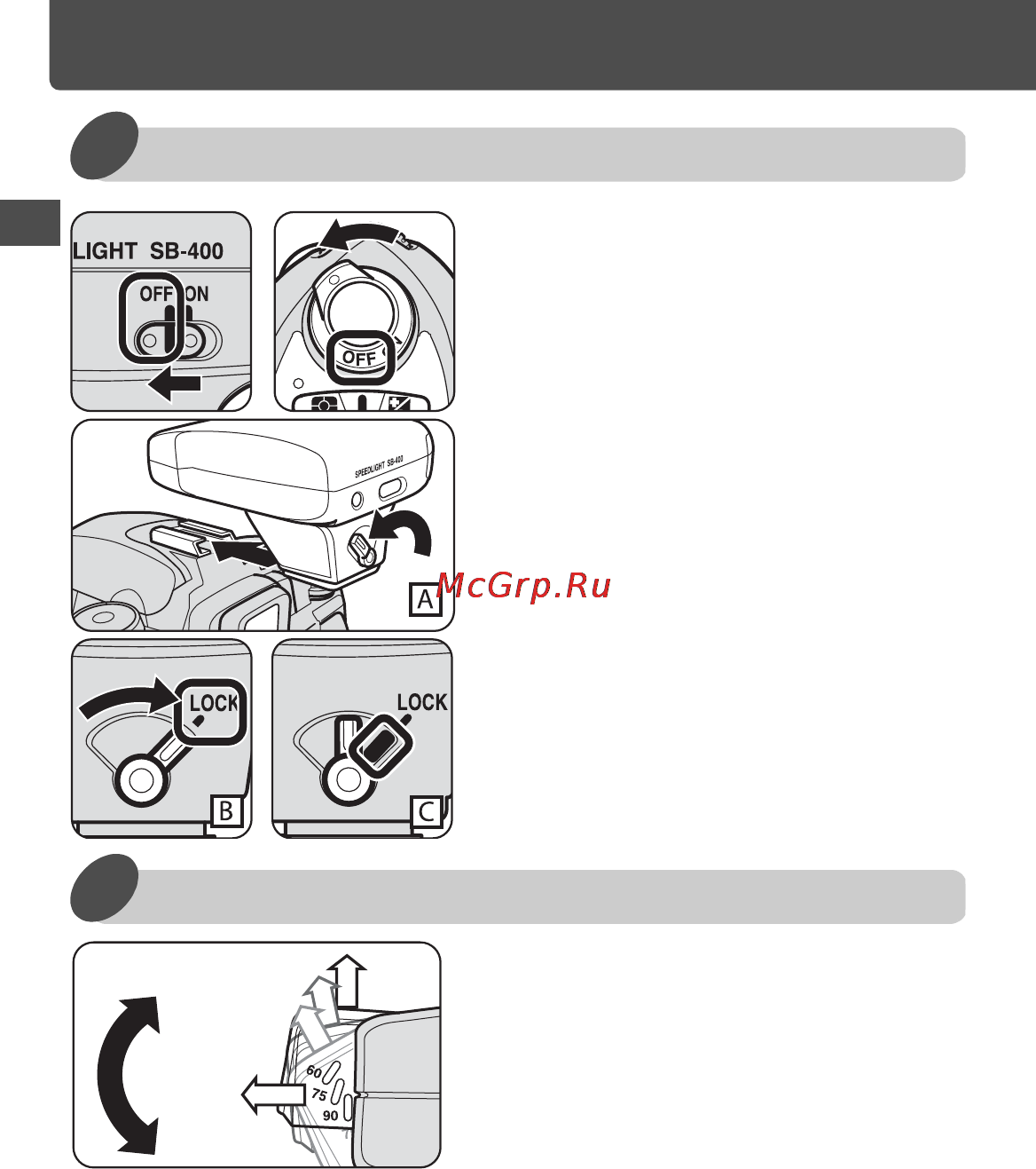 Nikon Speedlite SB-400 [13/218] Basic operation