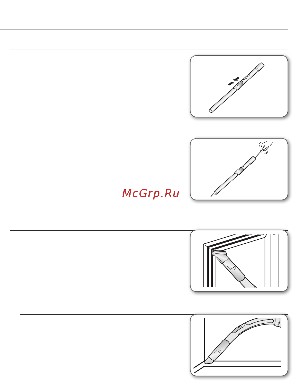 Samsung SC5483 [8/48] Использование и уход за насадками и фильтром