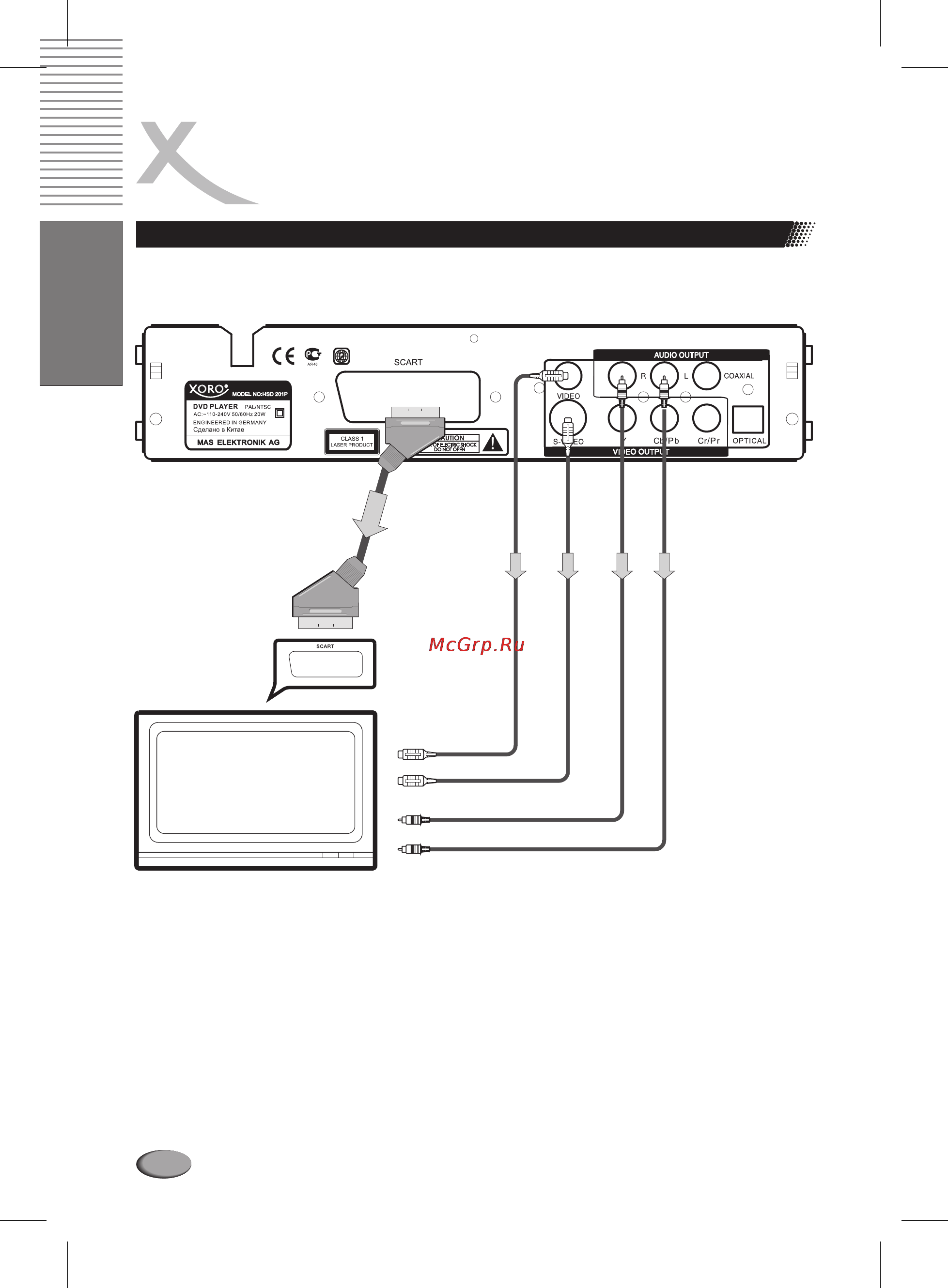 Xoro HSD 202 P [12/92] Deutsch