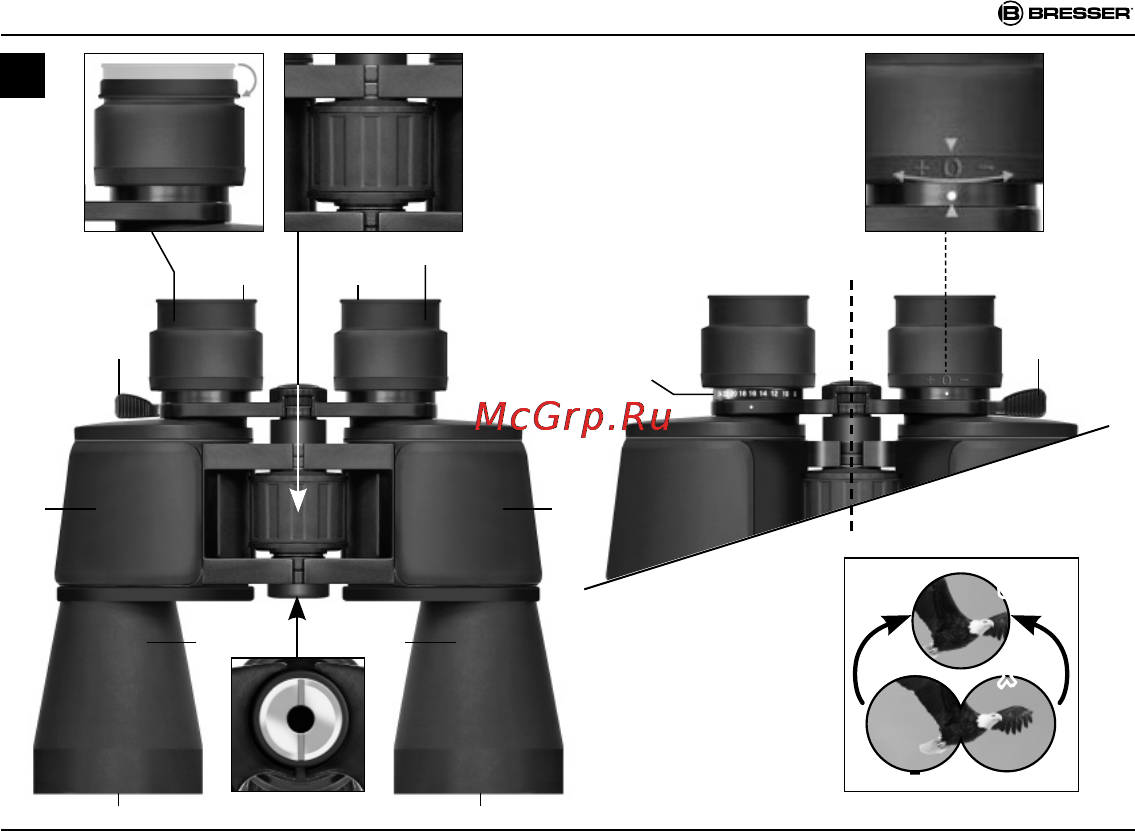 Bresser Spezial-Zoomar 7-35x50 Инструкция по эксплуатации онлайн [3/44] 28191