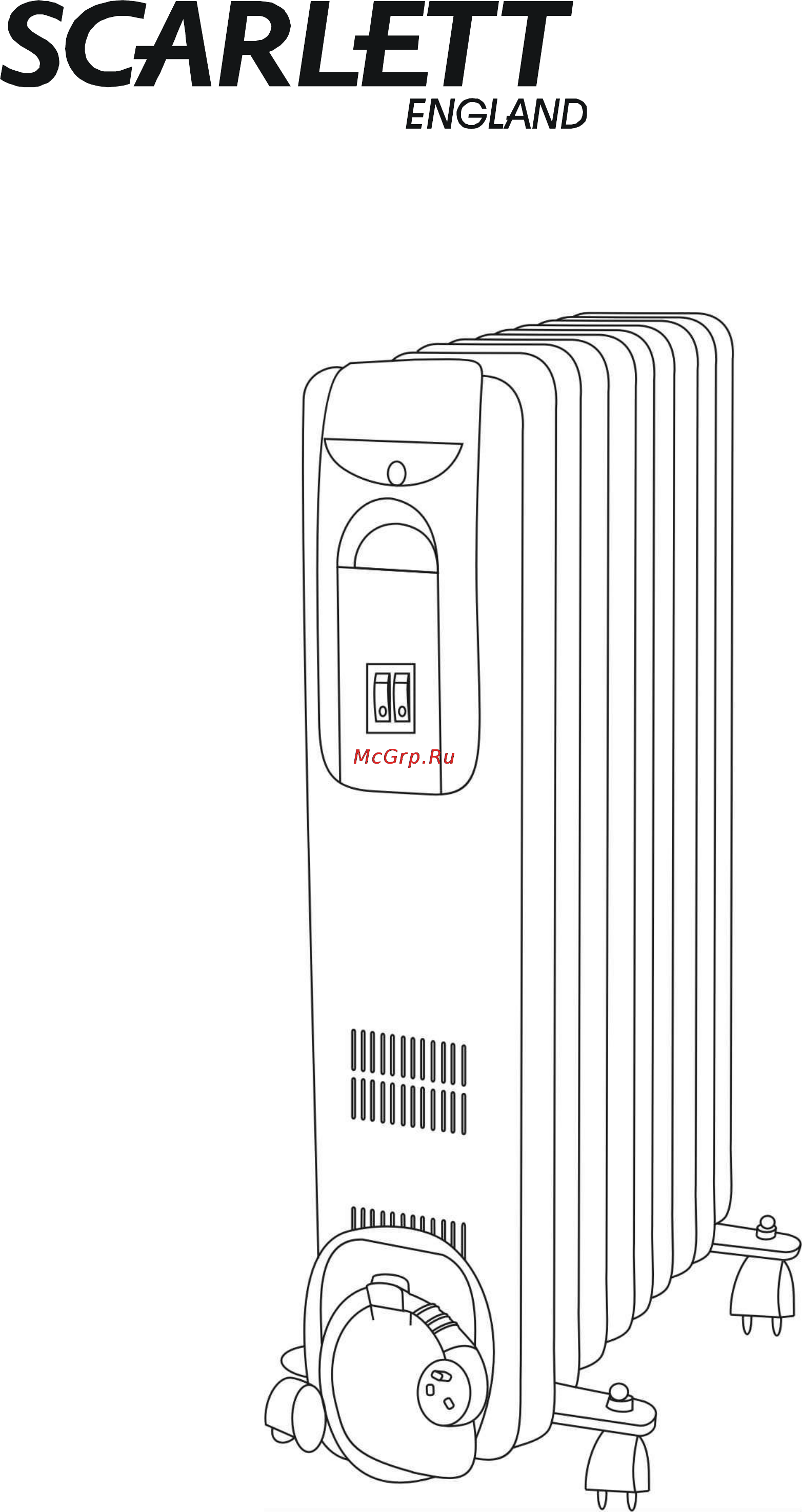 Scarlett SC-1165 Инструкция по эксплуатации онлайн