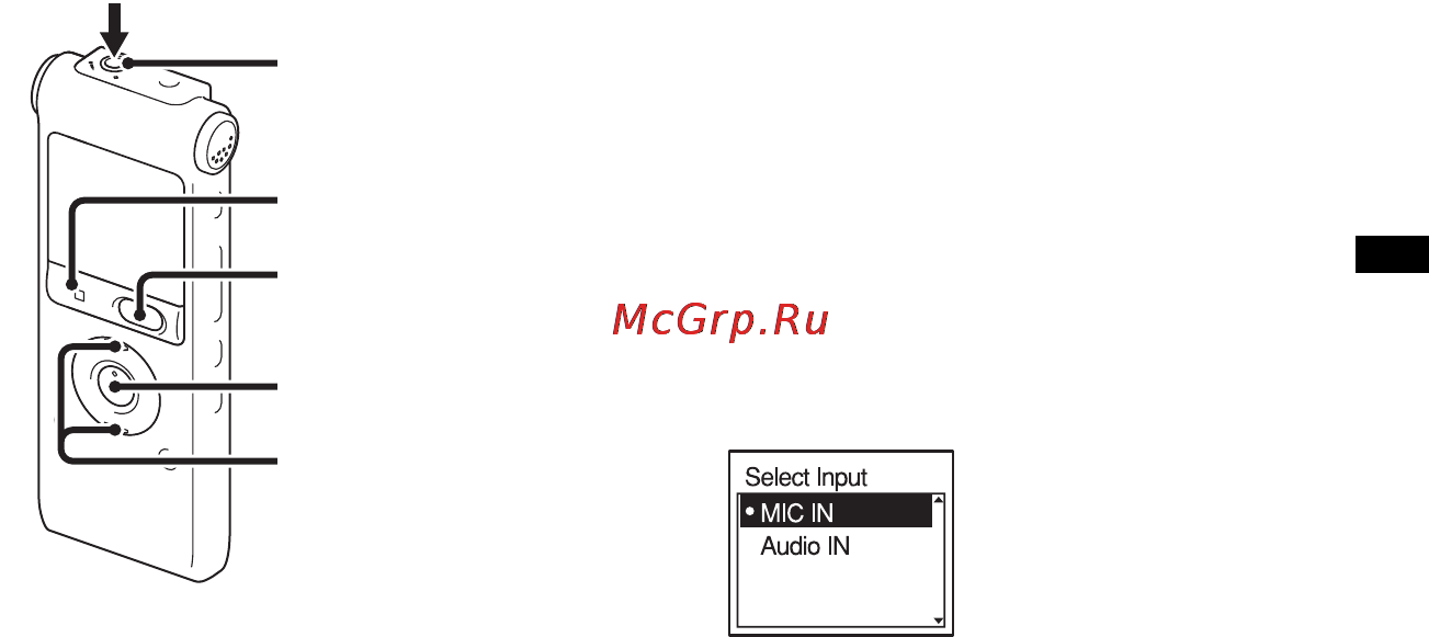 Sony ICD-UX200 2Gb Black [37/136] Запись с помощью других устройств