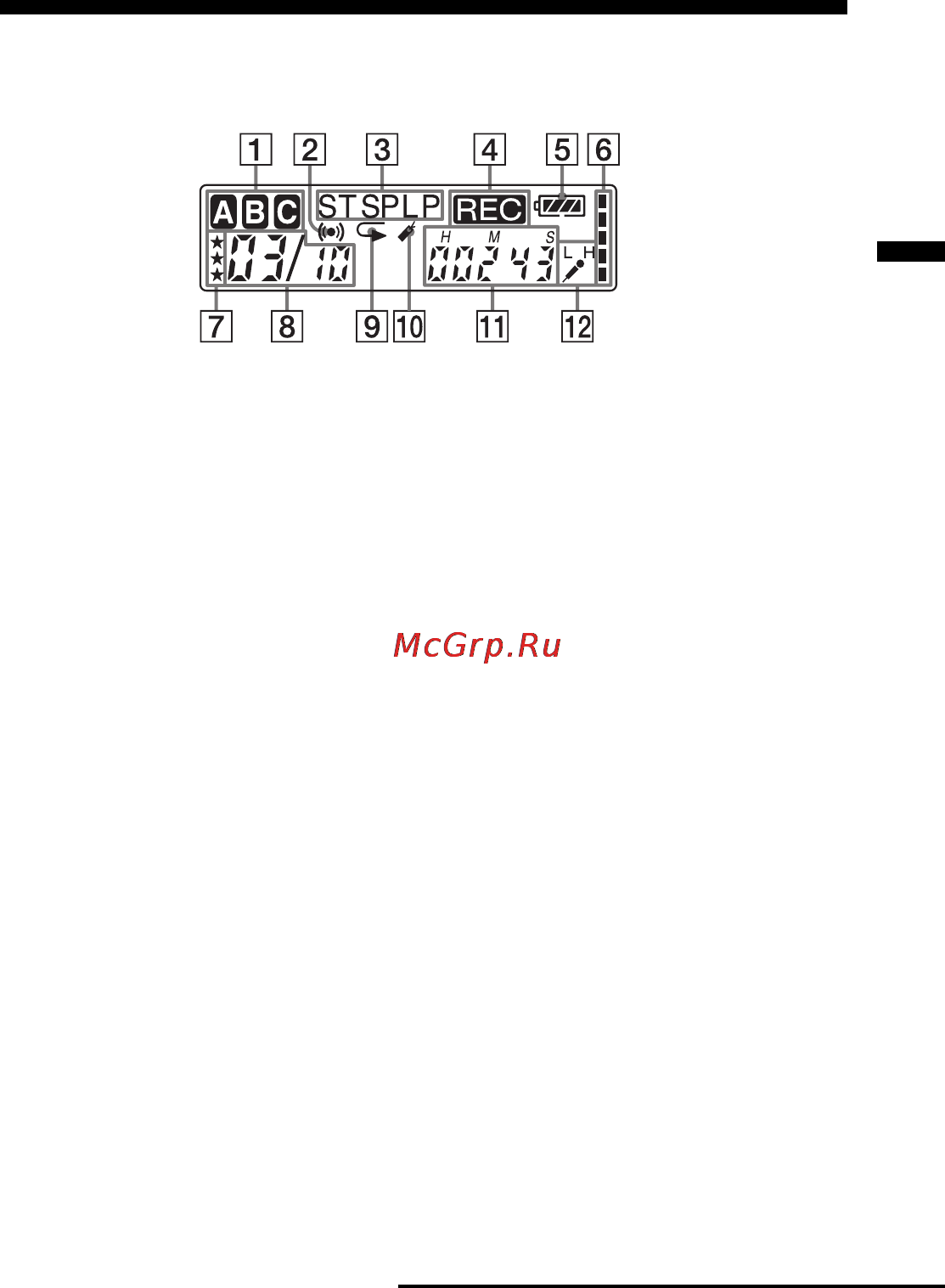 Sony ICD-SX25 [23/68] Иcпользовaниe диcплeя
