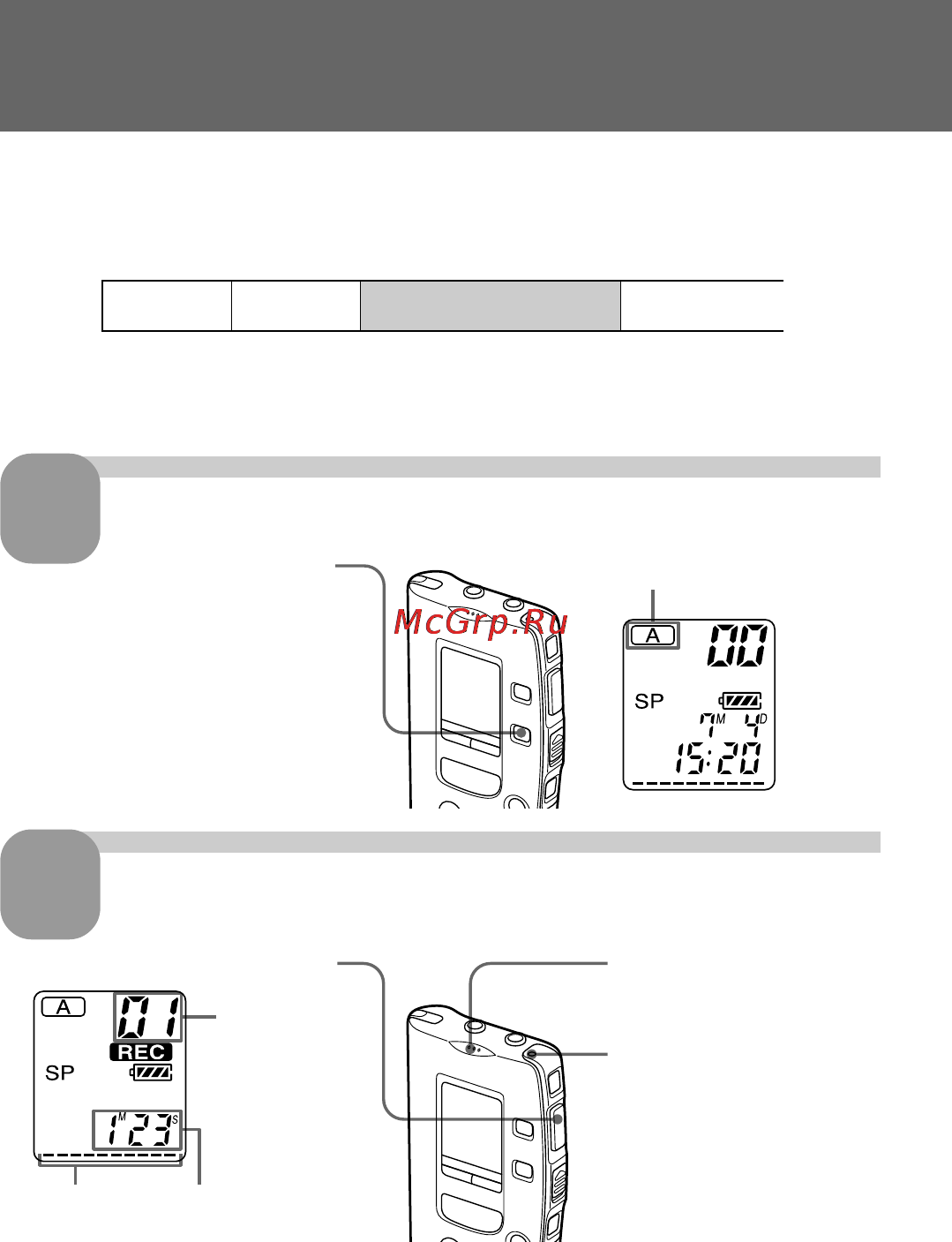 Sony ICD-R100PC [58/96] Enregistrement de messages