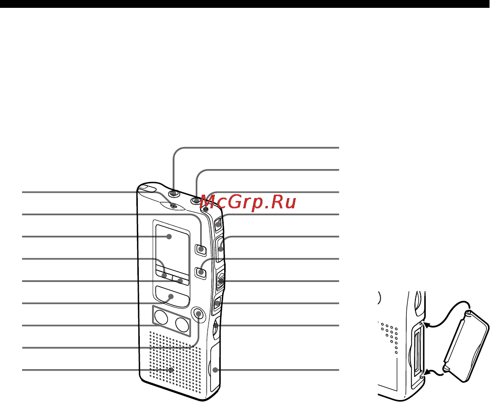 Sony ICD-R100PC [90/96] Index des composants et des commandes