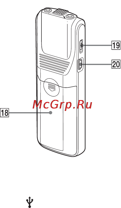 Sony ICD-PX820 [12/122] Вид сзади