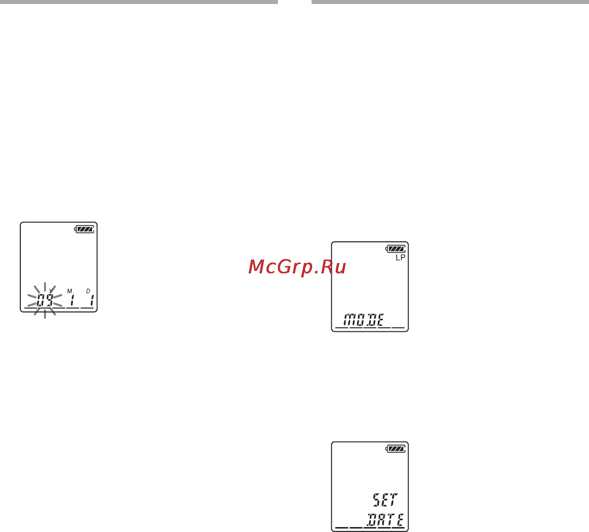 Sony ICD-PX720 [16/94] Продолжение с раздела шаг 1 подготовка источника питания