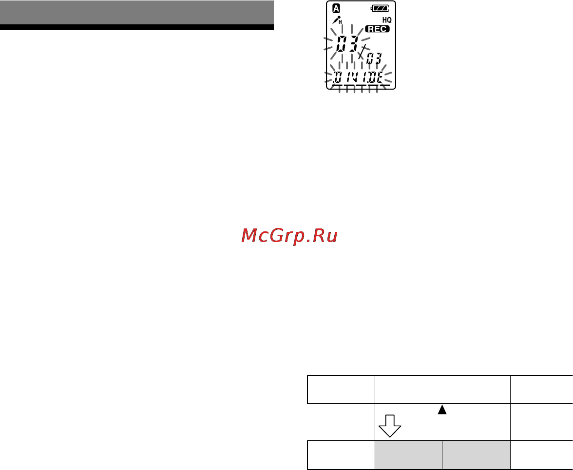Sony ICD-P530F [32/60] Редактирование сообщений