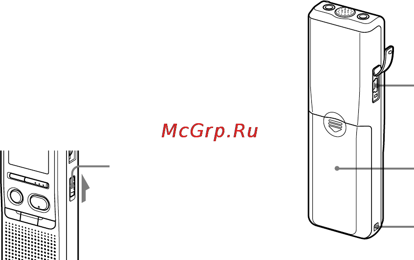 Sony ICD-P530F [7/60] Bид cзaди