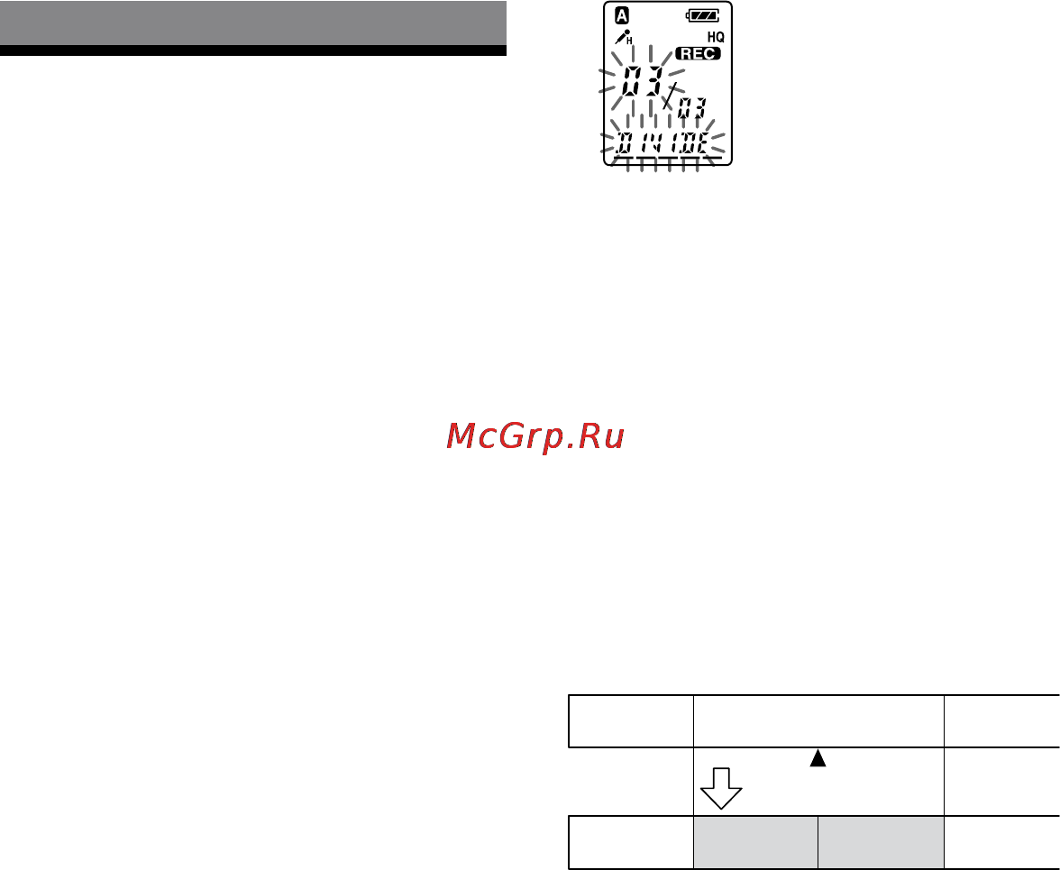 Sony ICD-P520 [32/56] Редактирование сообщений