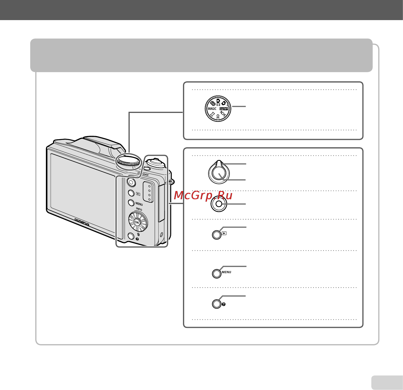 Olympus SZ-30MR [3/79] Настройки фотокамеры