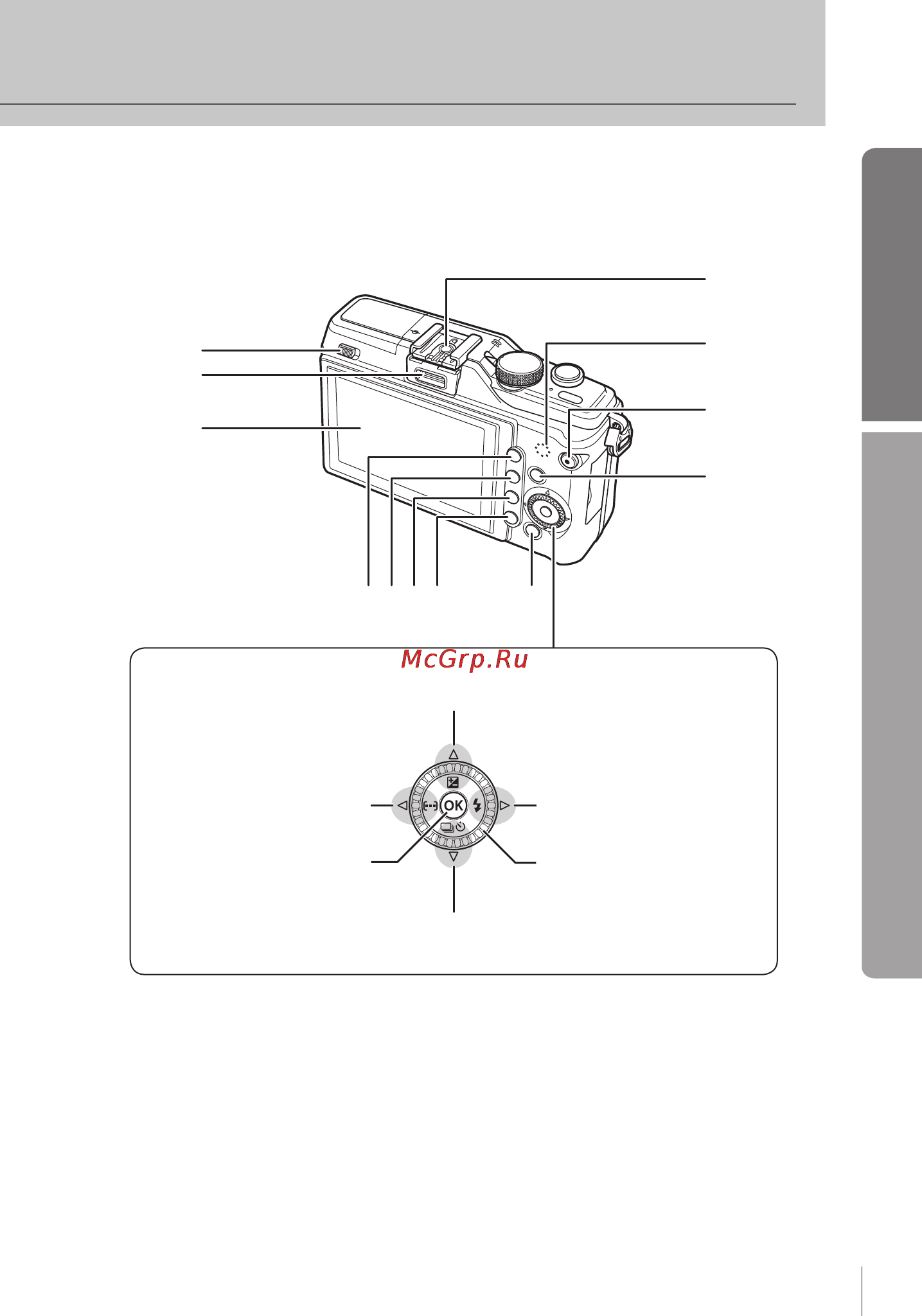 Olympus E-PL2 1442 Kit Wh/S [9/127] Основное руководство