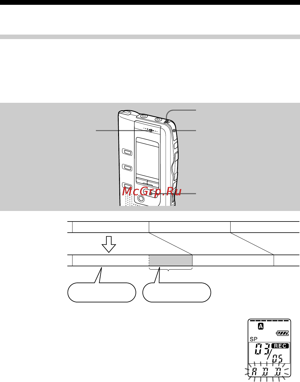Sony ICD-BP150 [24/68] Editing messages