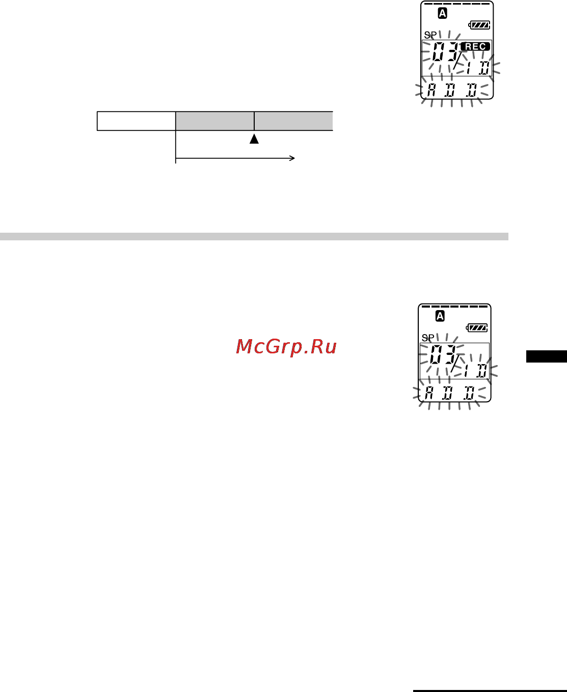 Sony ICD-BP150 [27/68] To add an index during playback