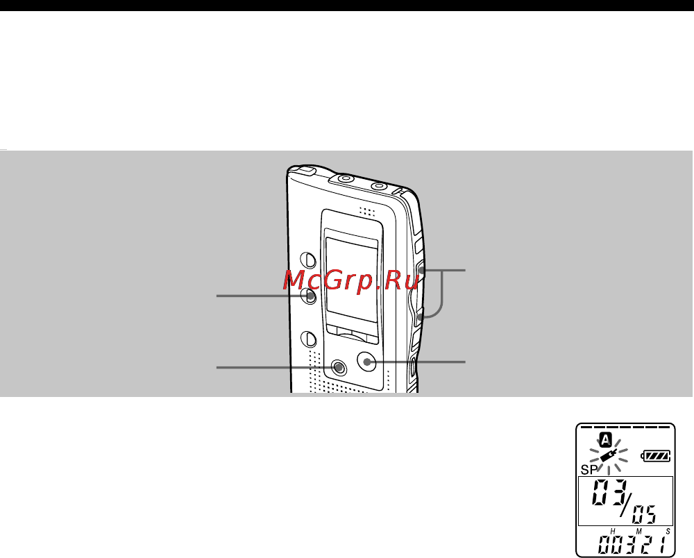 Sony ICD-BP100 [22/68] Adding a bookmark