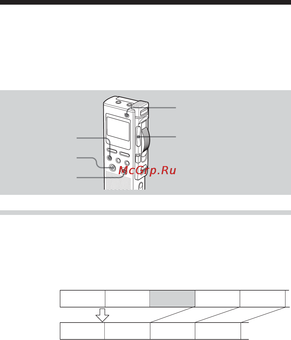 Sony ICD-BM1 [28/68] Message erasing