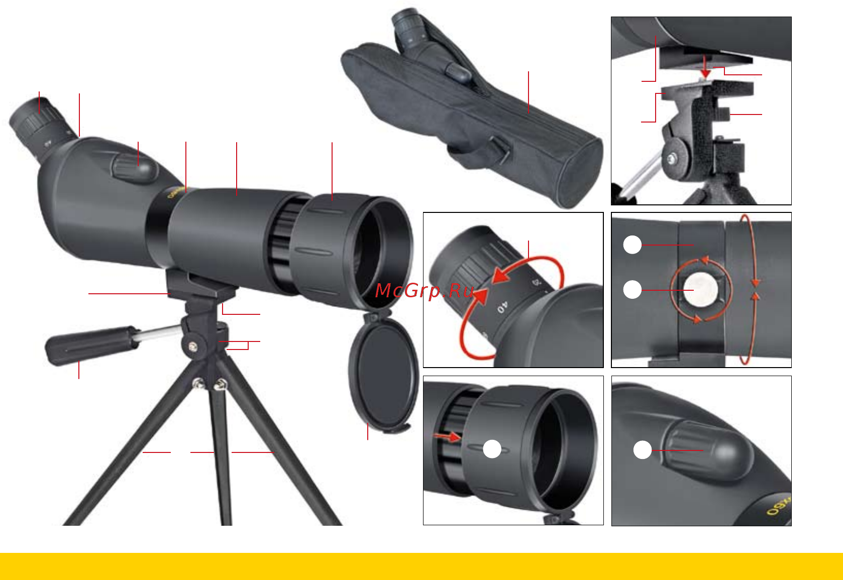 Bresser Spektiv 20-60x60 Инструкция по эксплуатации онлайн [3/32] 28466