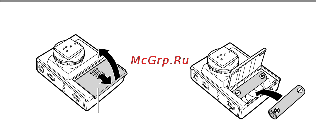 Olympus FL-14 [4/14] Установка элементов питания установка элементов питания