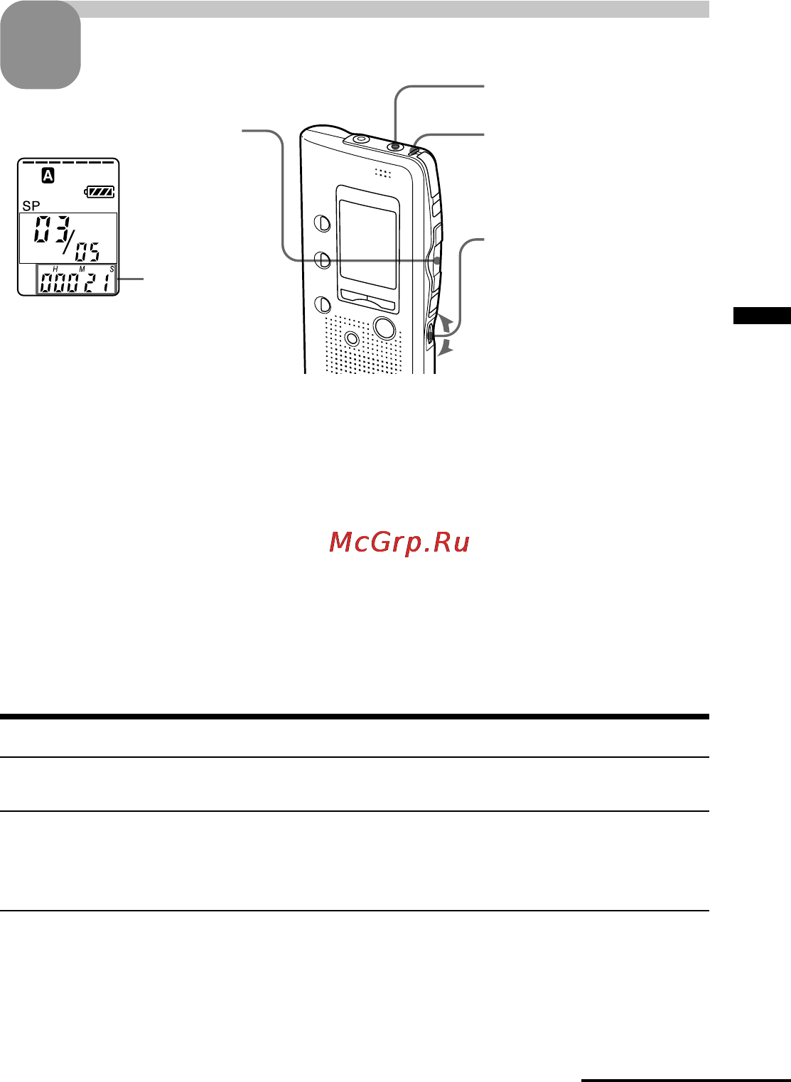 Sony ICD-B25 [15/48] Start playback