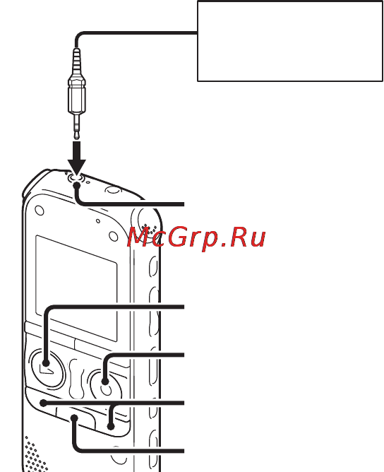 Sony ICD-AX412F [52/171] Запись с другого оборудования