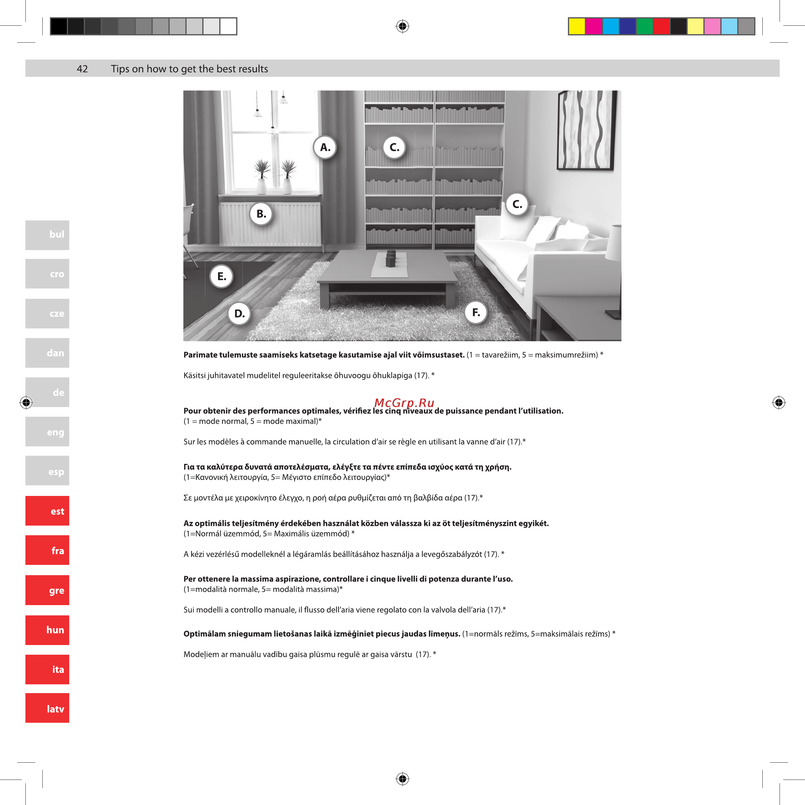 Electrolux UltraCaptic UCORIGIN Инструкция по эксплуатации онлайн [42/80] 28515