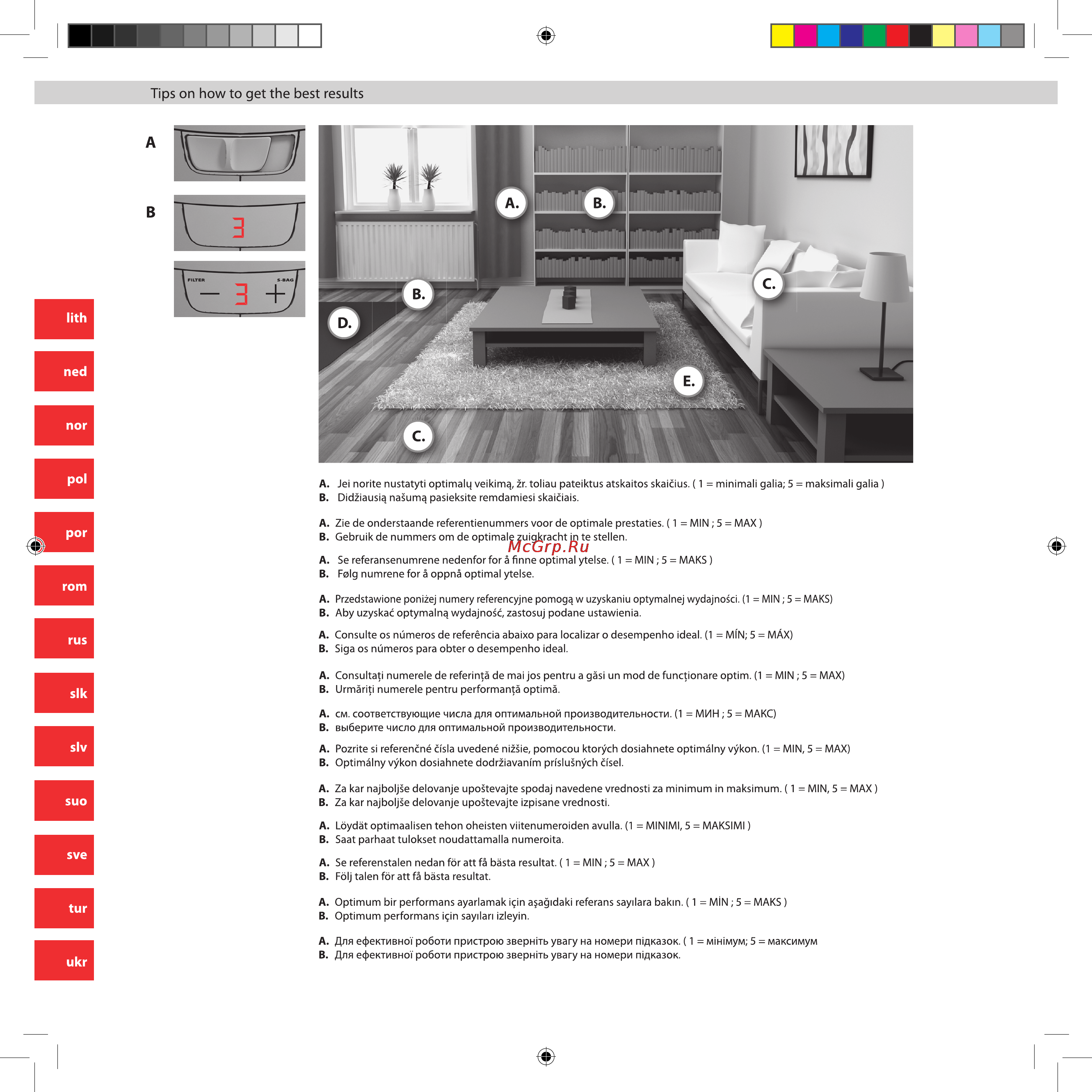Electrolux UltraSilencer USALLFLOOR [60/80] Tips on how to get the best results