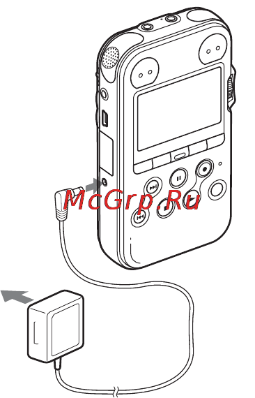 Sony PCM-M10 [18/147] Использование адаптера сетевого питания