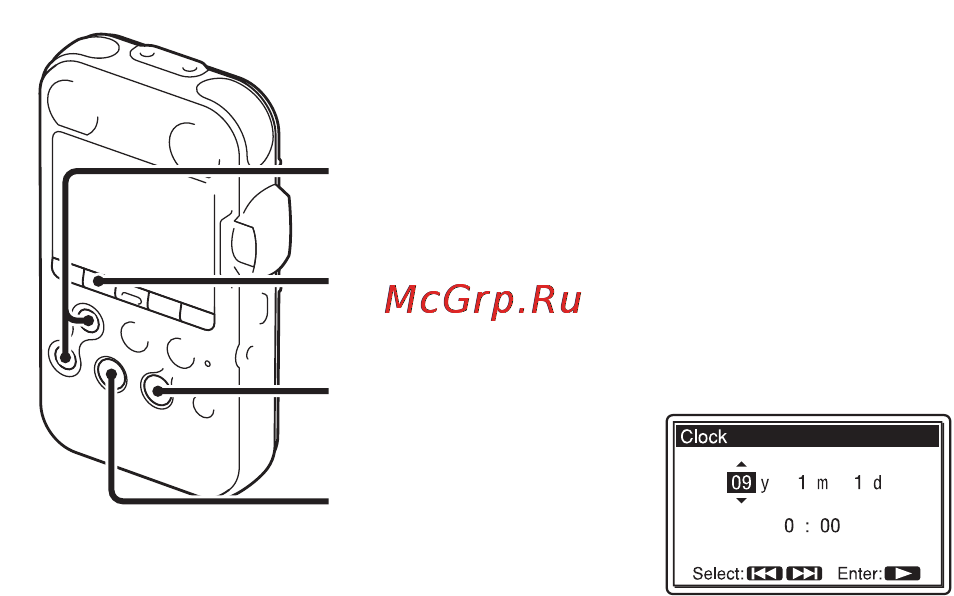 Sony PCM-M10 [20/147] Шаг 4 установка clock