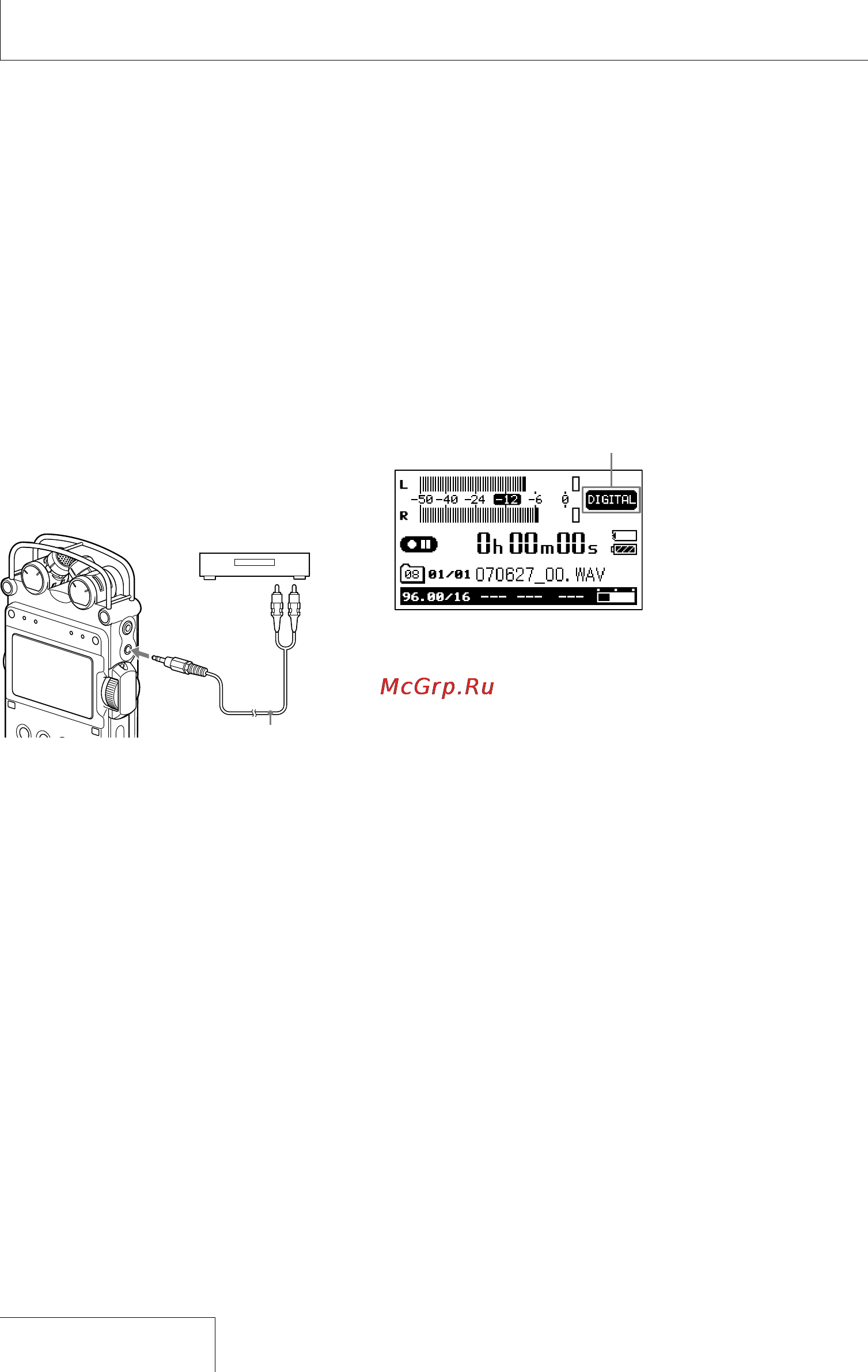 Sony PCM-D50 [28/60] Recording from external equipment line input