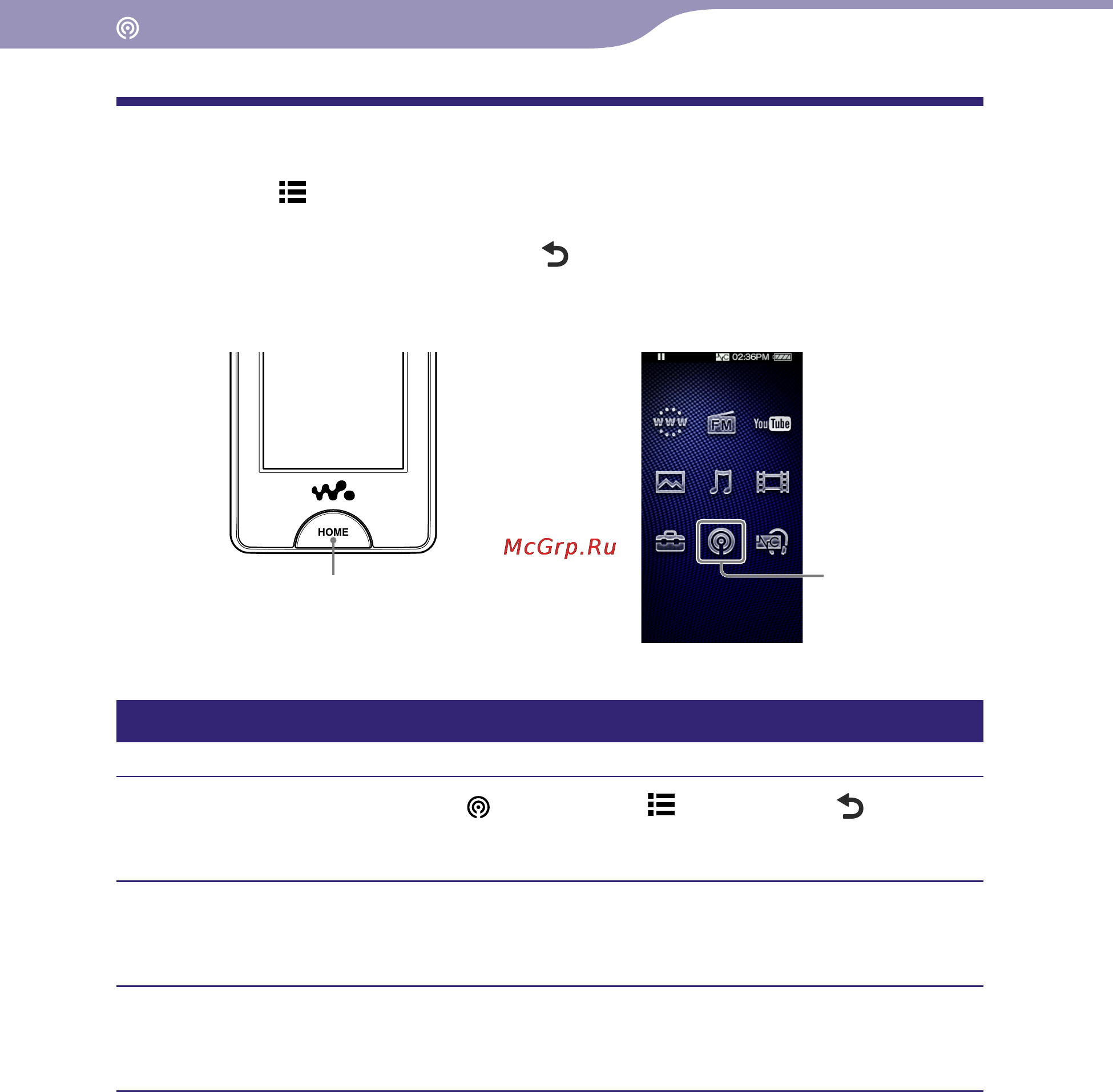 Sony NWZ-X1060 [94/181] Поиск подкастов
