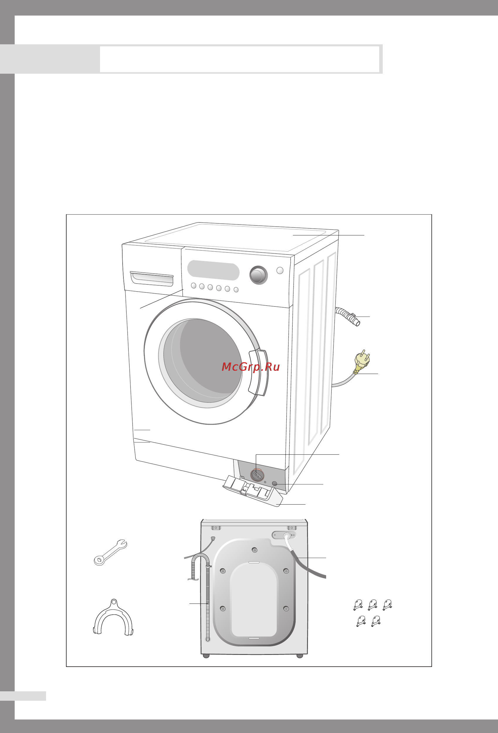 Samsung WF-F1056 [4/22] Общий вид стиральной машины