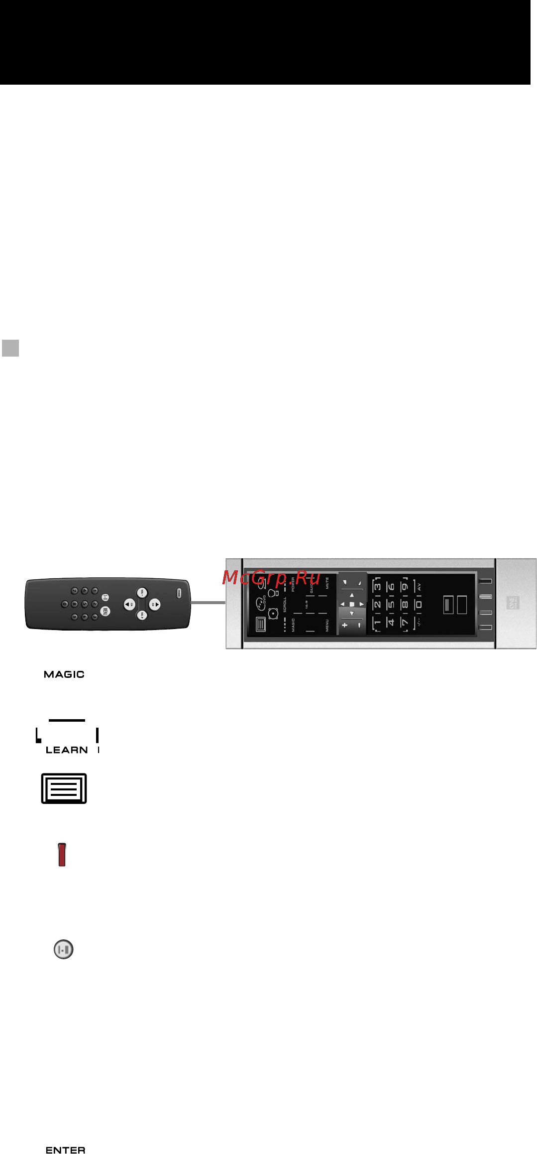 One For All URC 8305 [15/53] Обучение прямое