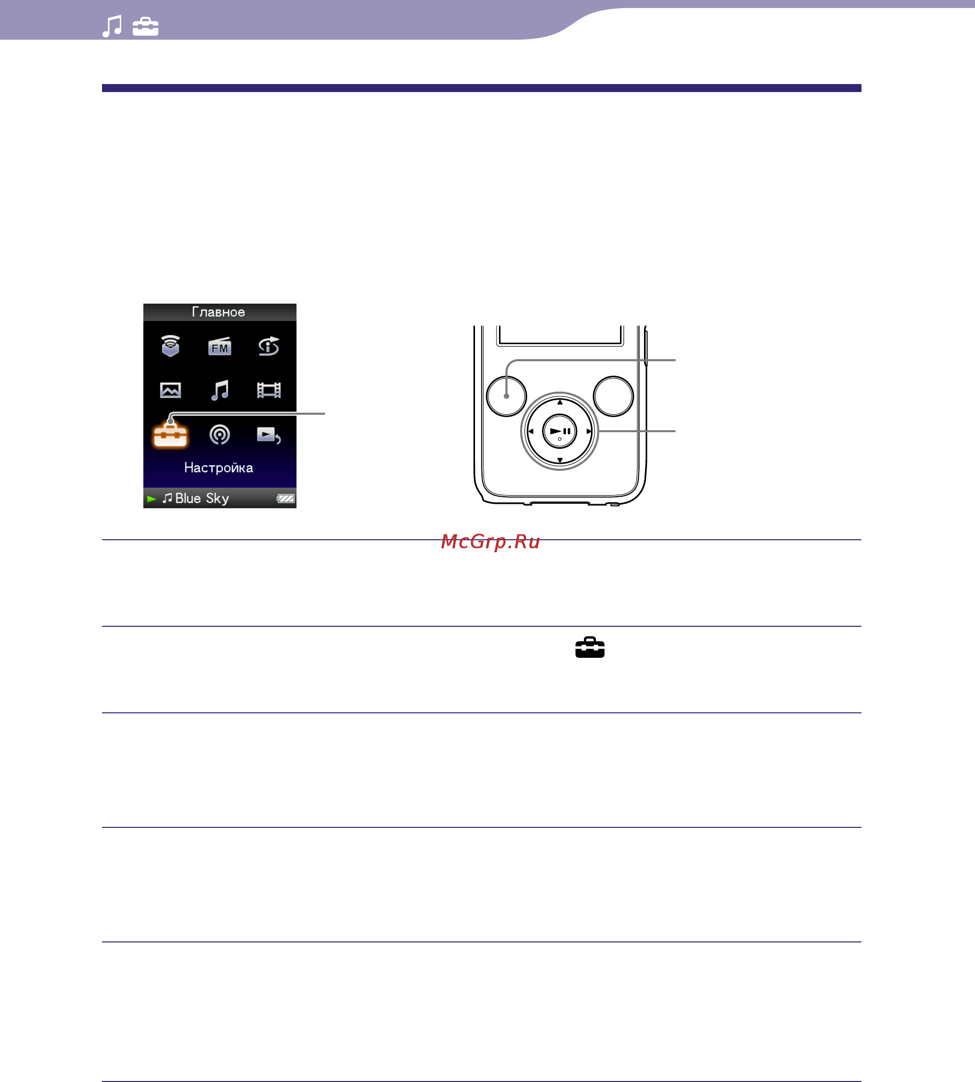 Sony NWZ-S739F [52/166] Режима воспроизведения