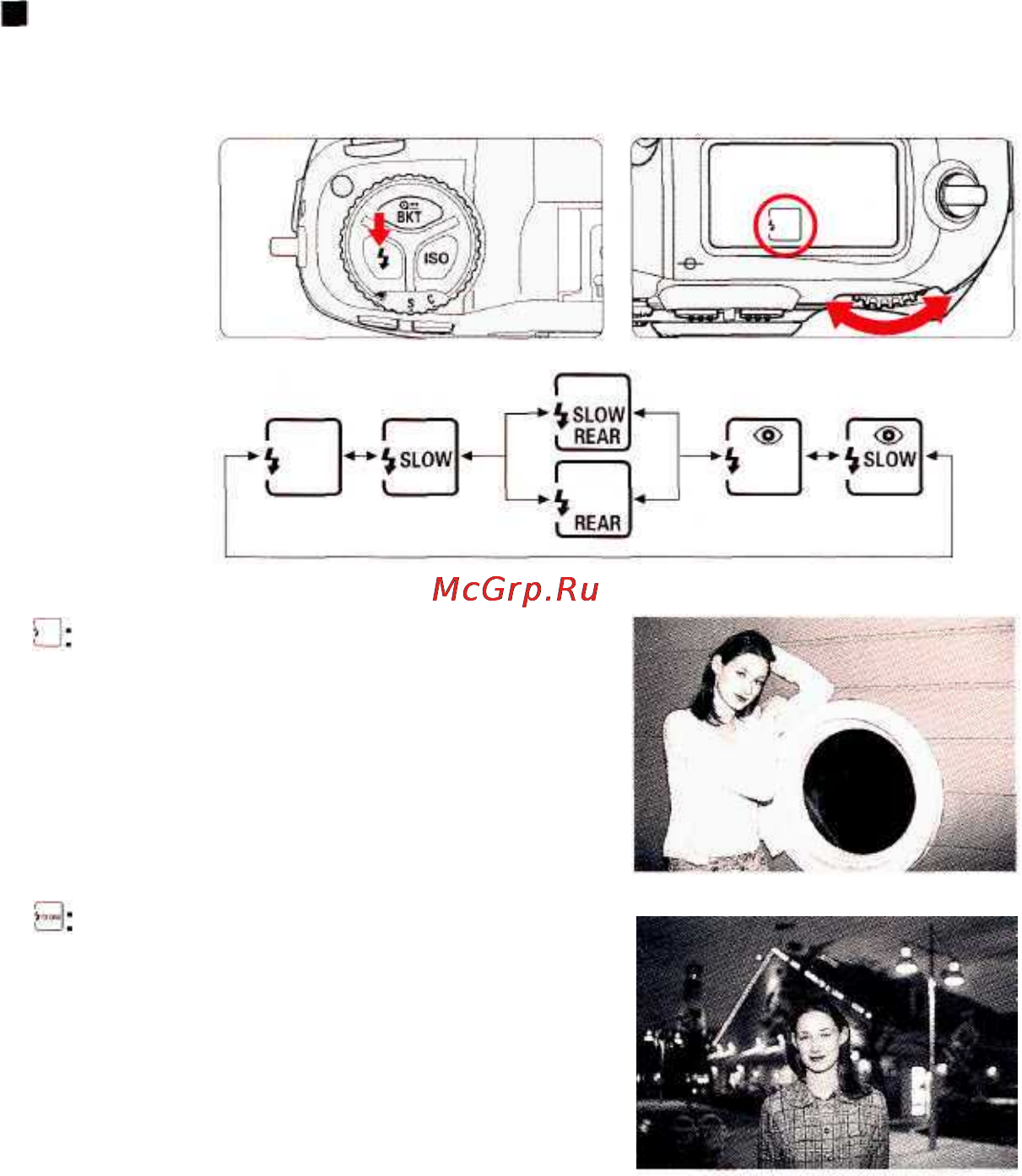 Nikon F100 [80/112] Особенности режима синхронизации вспышки