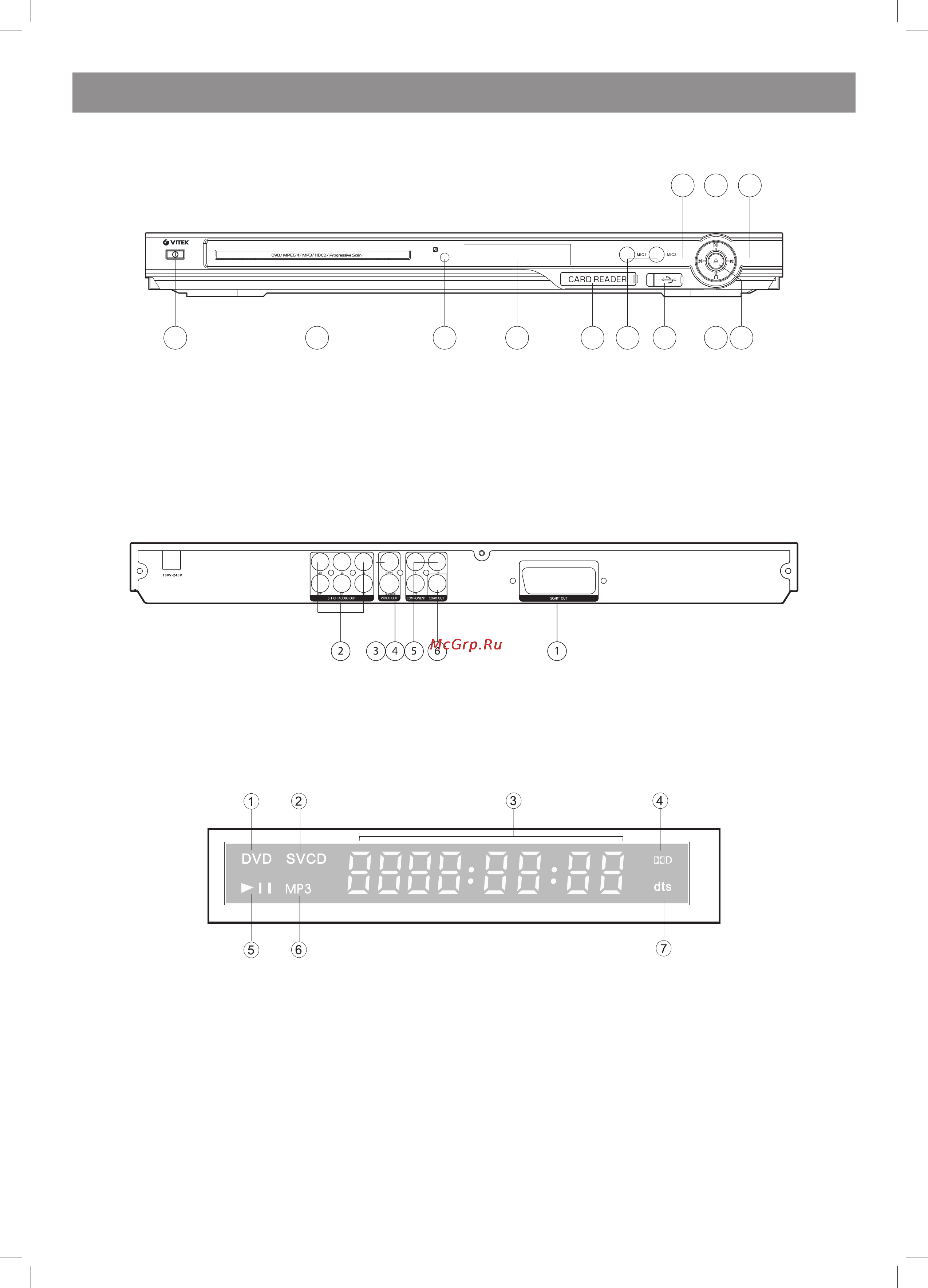 Vitek VT-4076 SR [4/72] 2 3 4 5 7