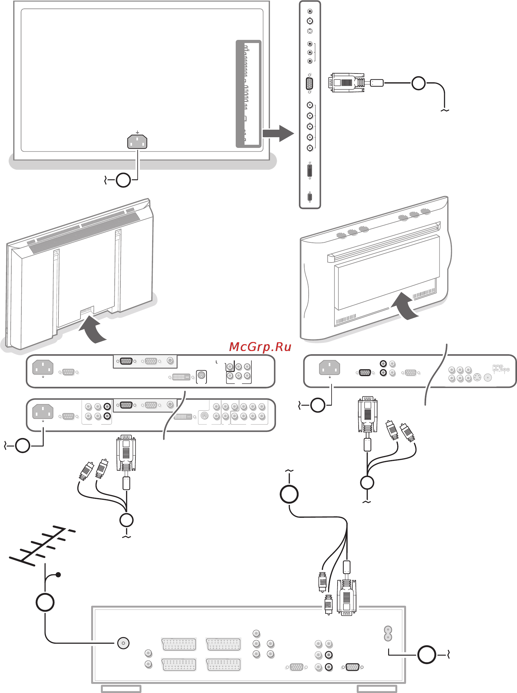 Philips 50PF9965 [2/46] Mains inlet