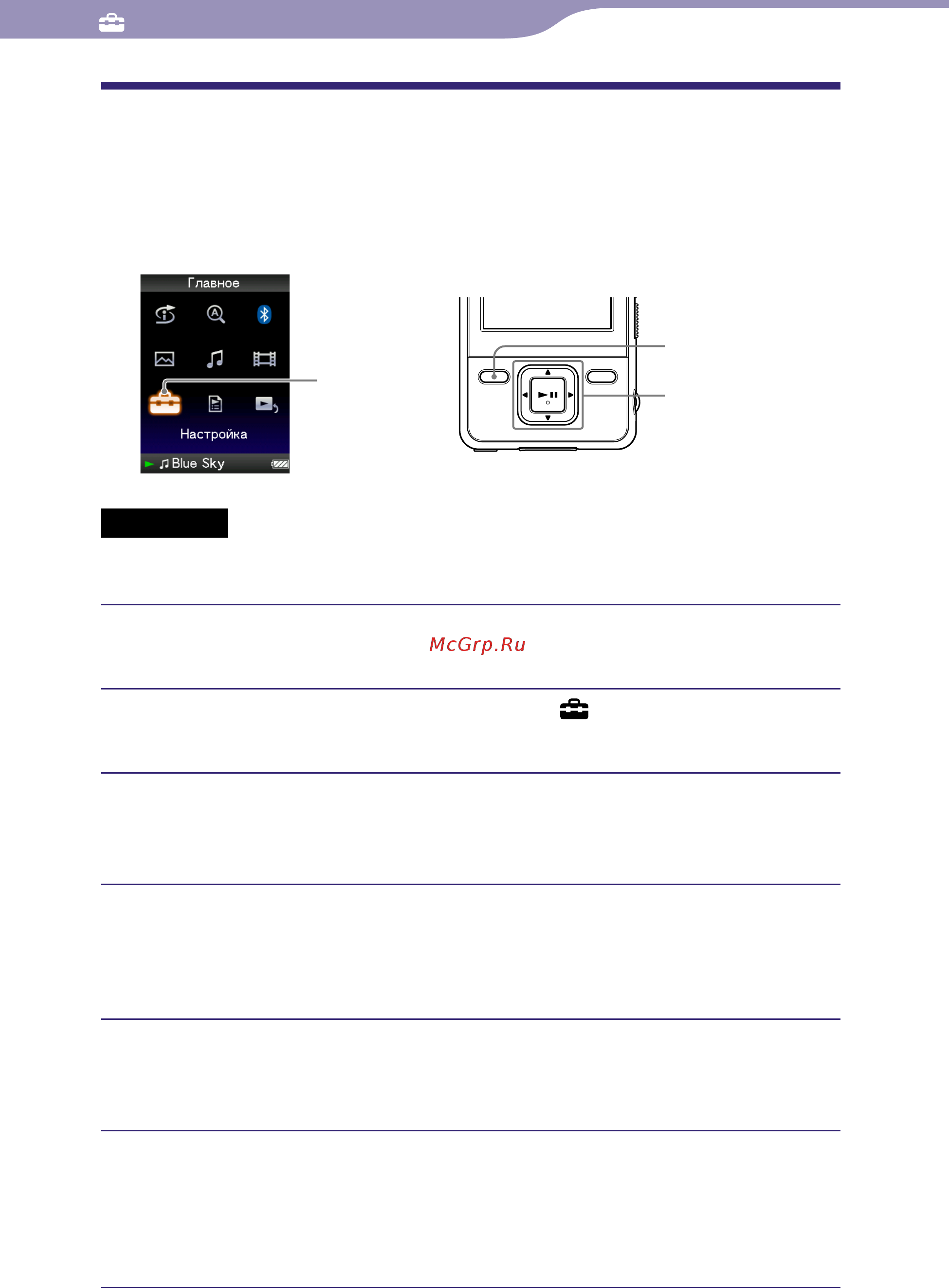 Sony NWZ-A826 (4Gb) Gold [110/159] Форматирование памяти форматирование