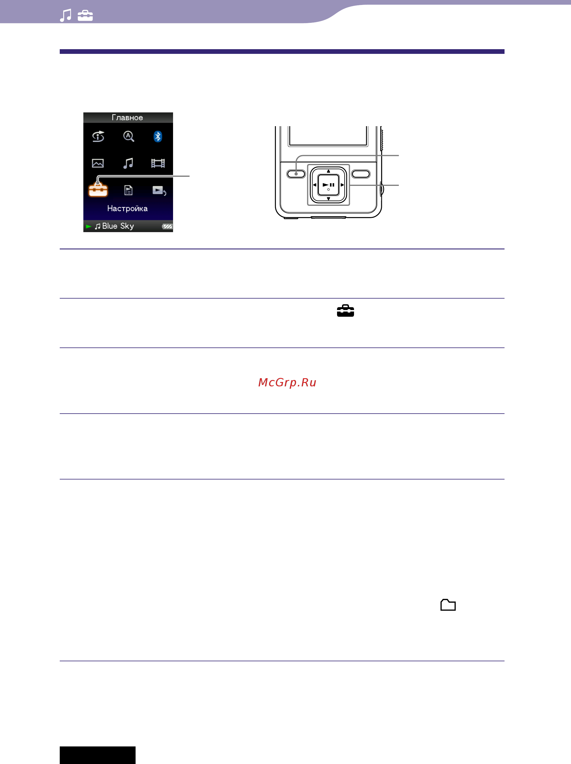 Sony NWZ-A828 (8GB)B [39/159] Настройка диапазона воспроизведения
