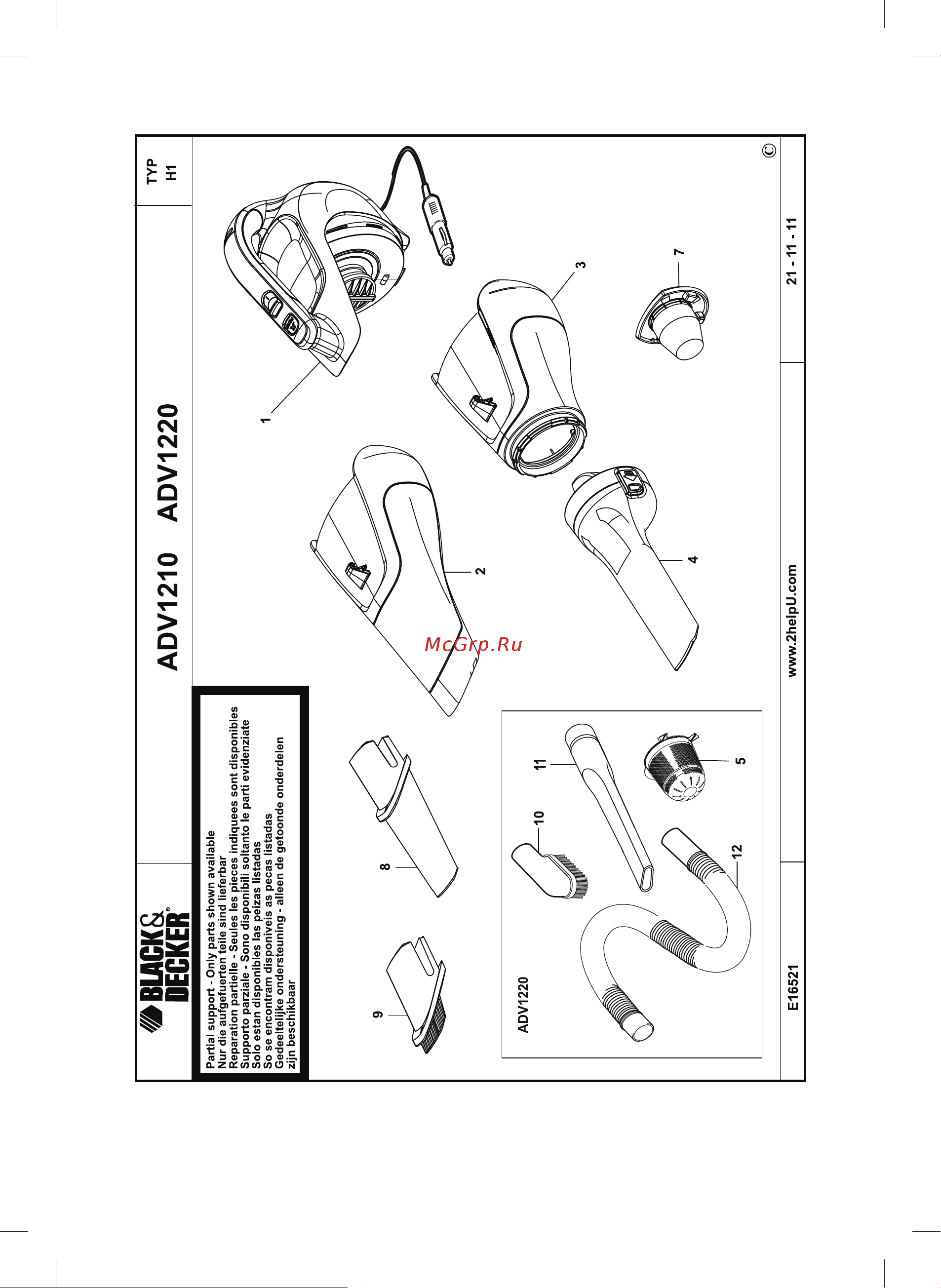 Black & Decker ADV1220-XK Инструкция по эксплуатации онлайн [7/12] 28743