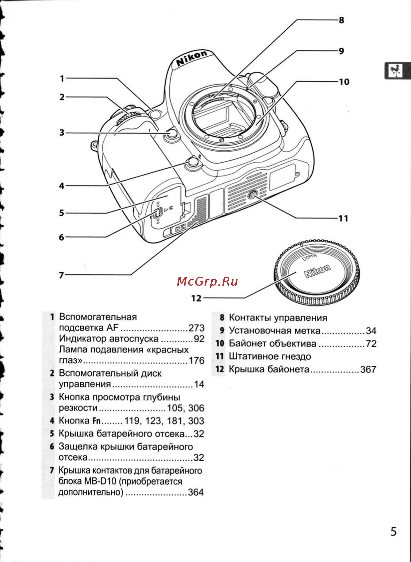 Nikon D300 Инструкция по эксплуатации онлайн [31/448] 28807