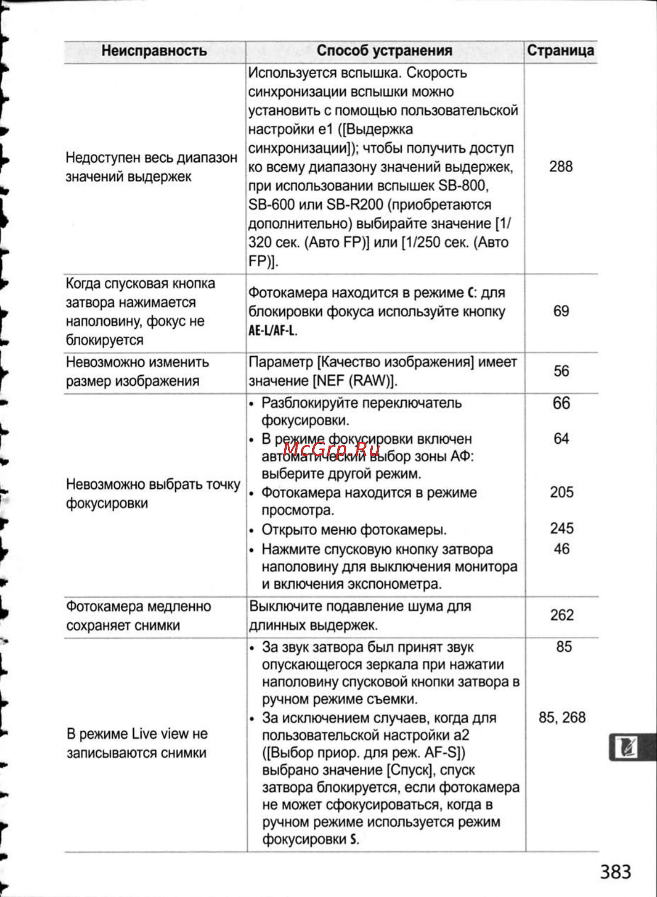 Nikon D300 Инструкция по эксплуатации онлайн [409/448] 28807