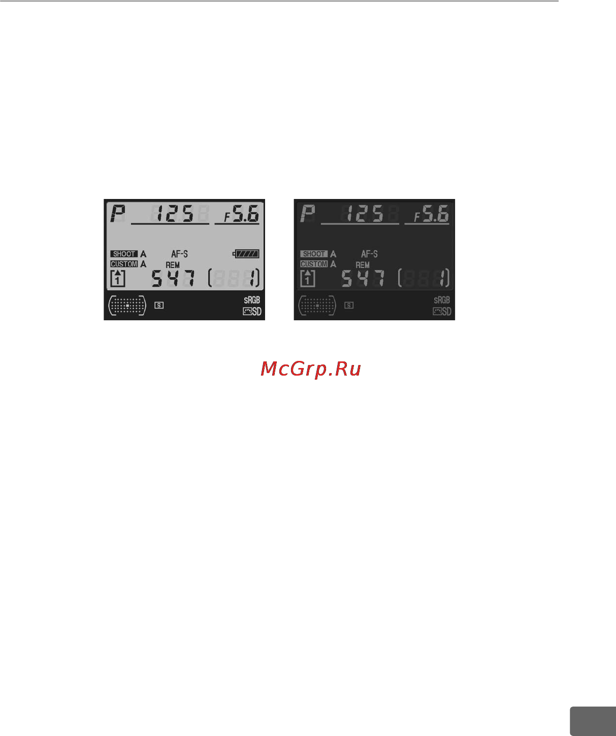 Nikon D3 [349/472] D6 отобр данных о съемке