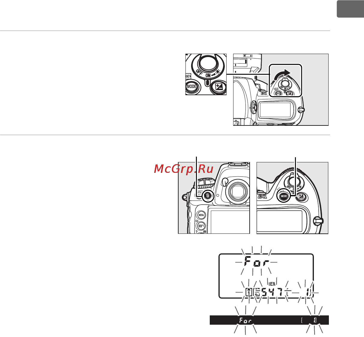 Nikon D3 [71/472] Форматирование карточек памяти