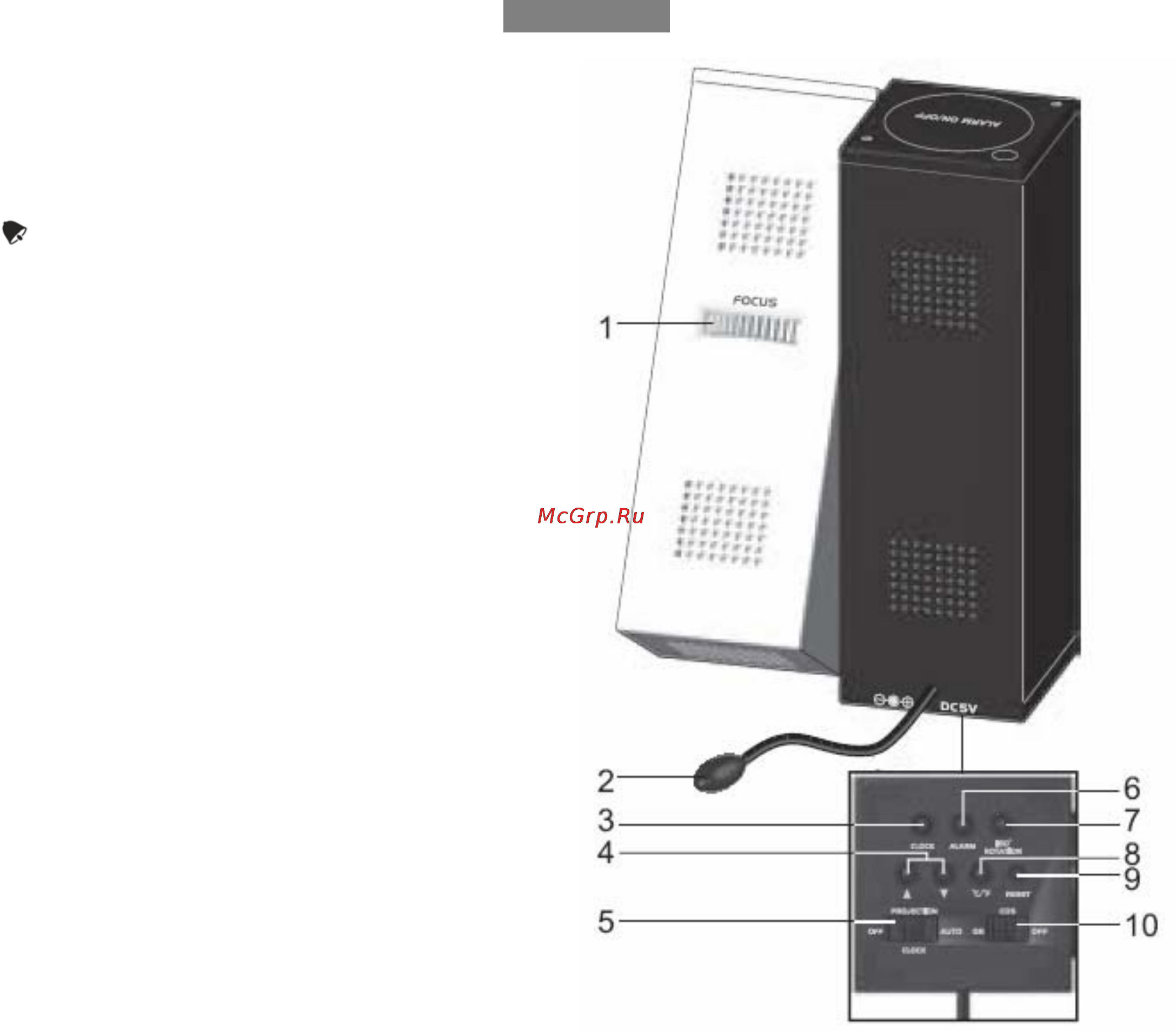 Oregon Scientific DP 100 [4/8] Вид сзади